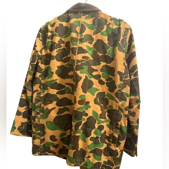 Vintage 1970 Woodsman Duck Camo Hunting Button Jacket - Picture 2 of 2